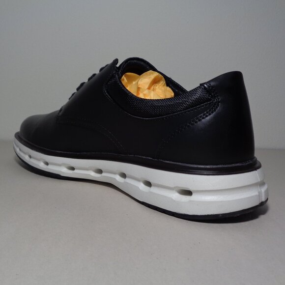 Lands\' End Size 9 M / SPORT OXFORD / Black / Faux Leather / New Men\'s Shoes main image 8